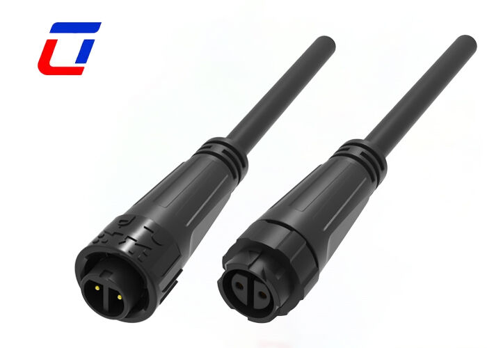 M16 IP67 2 Pin Αδιάβροχος σύνδεσμος 10A UL Obtain Quick Lock Power Connector