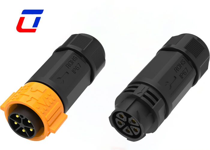 Αδιάβροχος Συνδετήρας Τροφοδοσίας DC M25 5 Pin 20A Push Lock Εξωτερικό Καλώδιο Συνδετήρας Νέας Ενέργειας