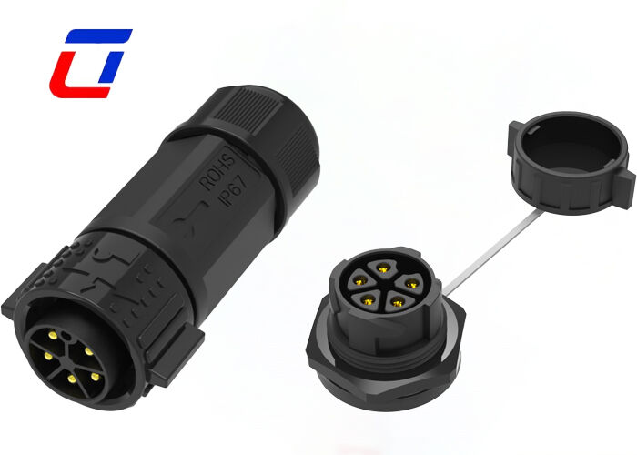 5 πιν Power LED Αδιάβροχος σύνδεσμος M25 20A πλαστικό PA66 εξωτερικά συνδετήρες φωτισμού
