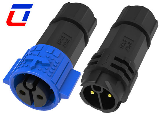 20A M19 Push Lock 2Pin Power Αδιάβροχοι κυκλικοί συνδετήρες για καλώδια